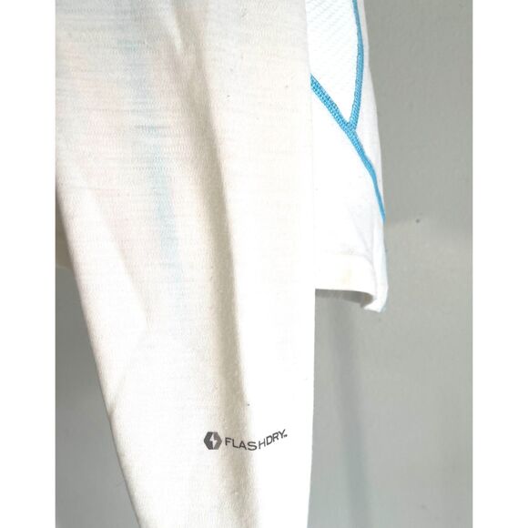 The north Face performance sweater white outdoor sports camping hiking women's M - Picture 4 of 7